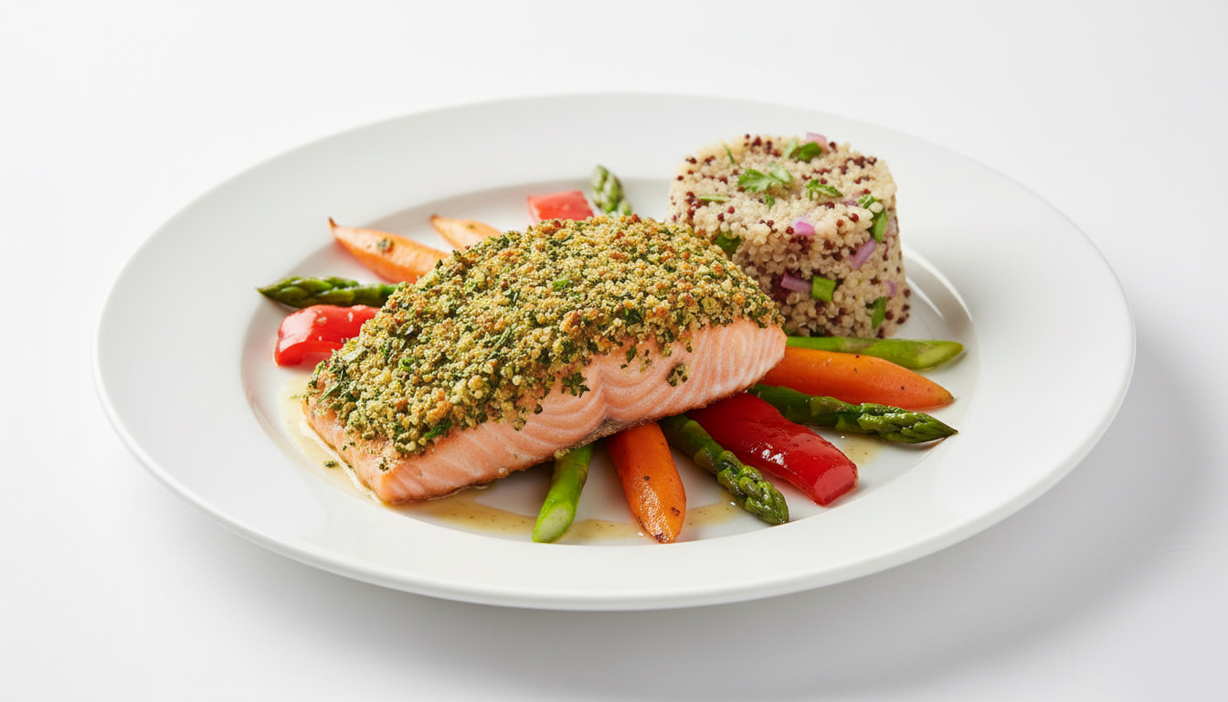 Herb-Crusted Salmon